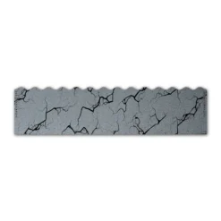 Wave Edge - Shattered Metallic Silver