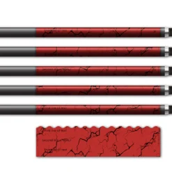 Alternative view of Wave Edge - Shattered Red