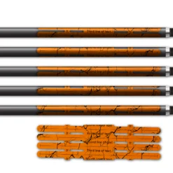 Alternative view of 4 Fletch Vortex - Shattered Retro-Reflective Orange