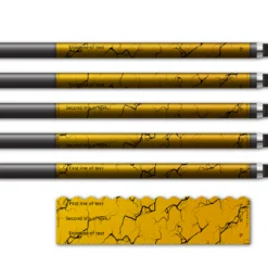 Alternative view of Wave Edge - Shattered Retro-Reflective Yellow