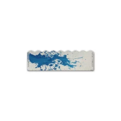 Shorty - Splash Blue on Retro-Reflective White