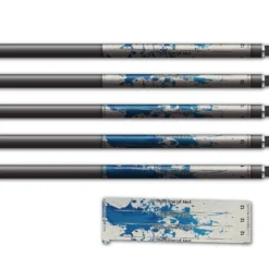 Alternative view of Spin Elite - Splash Blue on Retro-Reflective White