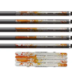 Alternative view of 4 Fletch Vortex - Splash Orange on Retro-Reflective White