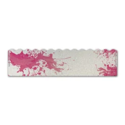 Wave Edge - Splash Pink on Retro-Reflective White