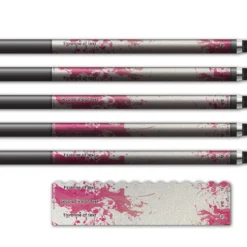 Alternative view of Wave Edge - Splash Pink on Retro-Reflective White