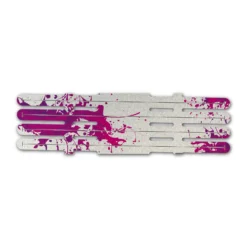4 Fletch Vortex - Splash Purple on Retro-Reflective White
