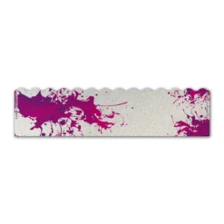 Wave Edge - Splash Purple on Retro-Reflective White
