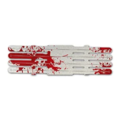 4 Fletch Vortex - Splash Red on Retro-Reflective White