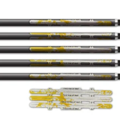 Alternative view of Vortex - Splash Yellow on Retro-Reflective White