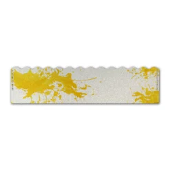 Wave Edge - Splash Yellow on Retro-Reflective White