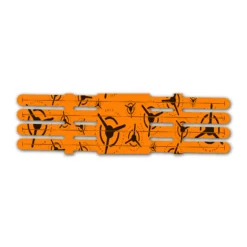 4 Fletch Vortex - CMW Scatter Logo on Fluor Orange