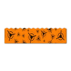 Wave Edge - CMW Scatter Logo on Fluor Orange