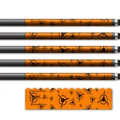 Alternative view of Wave Edge - CMW Scatter Logo on Fluor Orange