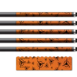 Alternative view of Wave Edge - CMW Scatter Logo on Retro-Reflective Orange