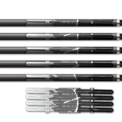 Alternative view of 4 Fletch Vortex - Elzinga Archery Black