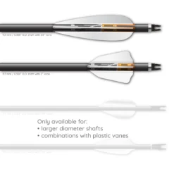 4 Fletch Vortex - Elzinga Archery Orange - Image 3