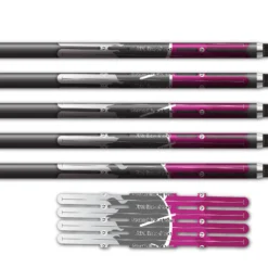 Alternative view of 4 Fletch Vortex - Elzinga Archery Purple