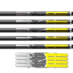 Alternative view of 4 Fletch Vortex - Elzinga Archery Yellow