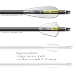 4 Fletch Vortex - Elzinga Archery Yellow - Image 3