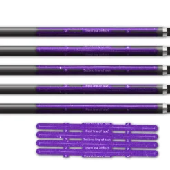 Alternative view of 4 Fletch Vortex - Glitter Purple