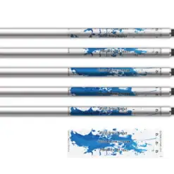 Alternative view of Shorty - Splash Blue on Matt Clear