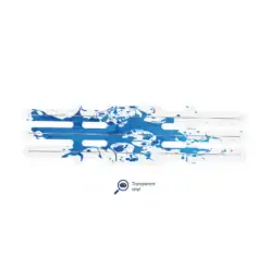 Vortex - Splash Blue on Matt Clear