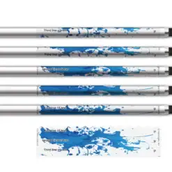 Alternative view of Wave Edge - Splash Blue on Matt Clear