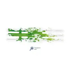Vortex - Splash Green on Matt Clear