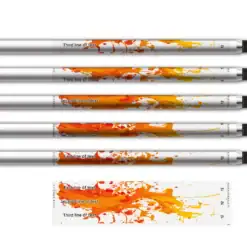 Alternative view of Regular - Splash Orange on Matt Clear