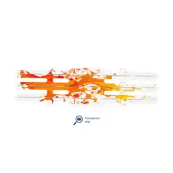Vortex - Splash Orange on Matt Clear
