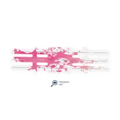 Vortex - Splash Pink on Matt Clear