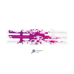 Vortex - Splash Purple on Matt Clear