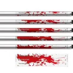 Alternative view of Wave Edge - Splash Red on Matt Clear