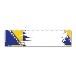 Wave Edge - National Flag Bosnia and Herzegovina