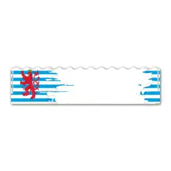 Wave Edge - National Flag Luxembourg Civil