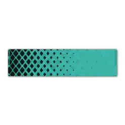 Regular - Halftone Black on Aqua