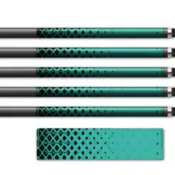 Alternative view of Regular - Halftone Black on Aqua
