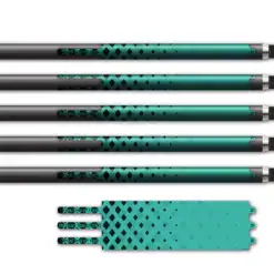 Alternative view of Ultralight - Halftone Black on Aqua