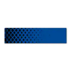 Regular - Halftone Black on Blue