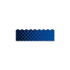 Shorty - Halftone Black on Blue