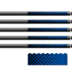 Alternative view of Shorty - Halftone Black on Blue