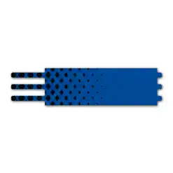 Ultralight - Halftone Black on Blue