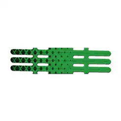 Vortex - Halftone Black on Green