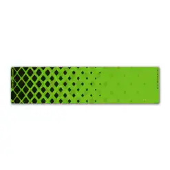 Regular - Halftone Black on Lime Green