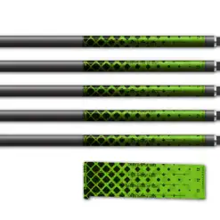 Alternative view of Spin Elite - Halftone Black on Lime Green