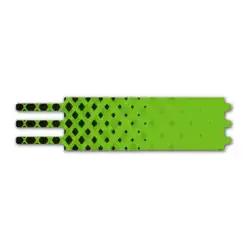 Ultralight - Halftone Black on Lime Green