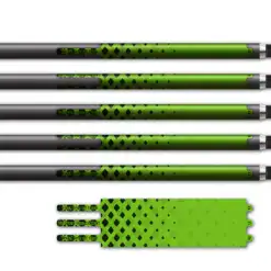 Alternative view of Ultralight - Halftone Black on Lime Green