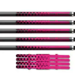 Alternative view of 4 Fletch Vortex - Halftone Black on Magenta