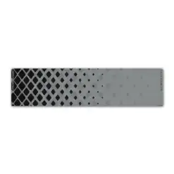 Regular - Halftone Black on Mercury Grey