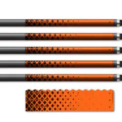 Alternative view of Wave Edge - Halftone Black on Orange